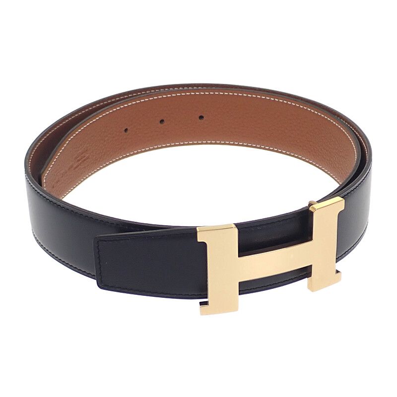 Hermes H Hermes H Constance H077971caaa085 Belt Box Calf Togo Black Gold