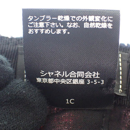 Chanel Coco Mark Tweed Aaa008_b16357_nx209 Cap Hat Cotton Pink Silver Hardware