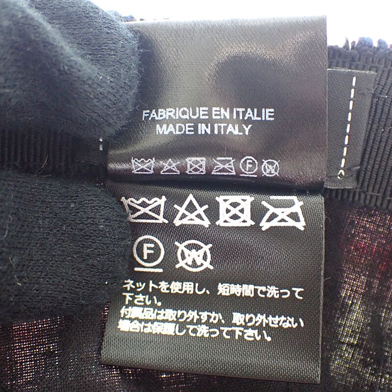 Chanel Coco Mark Tweed Aaa008_b16357_nx209 Cap Hat Cotton Pink Silver Hardware