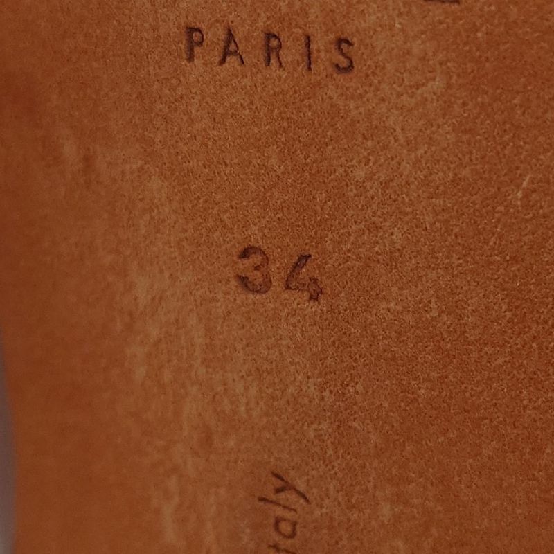 Celine Mules 34 Women - Brown Leather