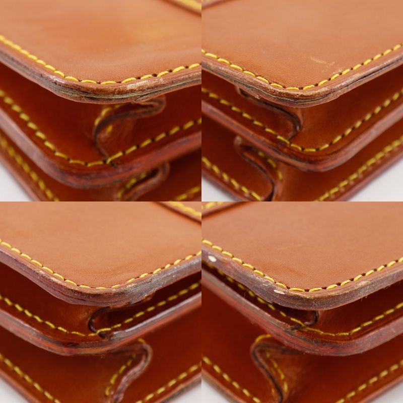 Louis Vuitton Selvyt Nubuck Leather Vintage Nomade Camel Mi8905 Men's Business