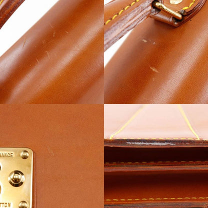 Louis Vuitton Selvyt Nubuck Leather Vintage Nomade Camel Mi8905 Men's Business