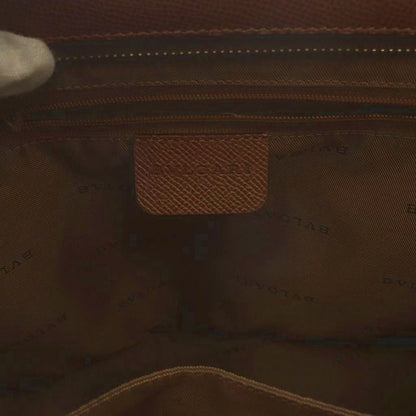 Bulgari Bvlgari Decorte 2WAY Bag Shoulder Bag Handbag Leather Brown