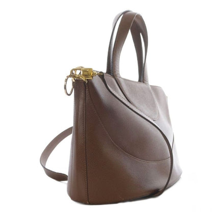 Bulgari Bvlgari Decorte 2WAY Bag Shoulder Bag Handbag Leather Brown