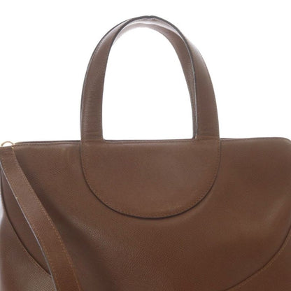 Bulgari Bvlgari Decorte 2WAY Bag Shoulder Bag Handbag Leather Brown