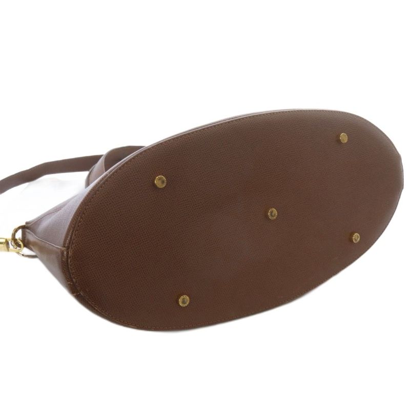 Bulgari Bvlgari Decorte 2WAY Bag Shoulder Bag Handbag Leather Brown