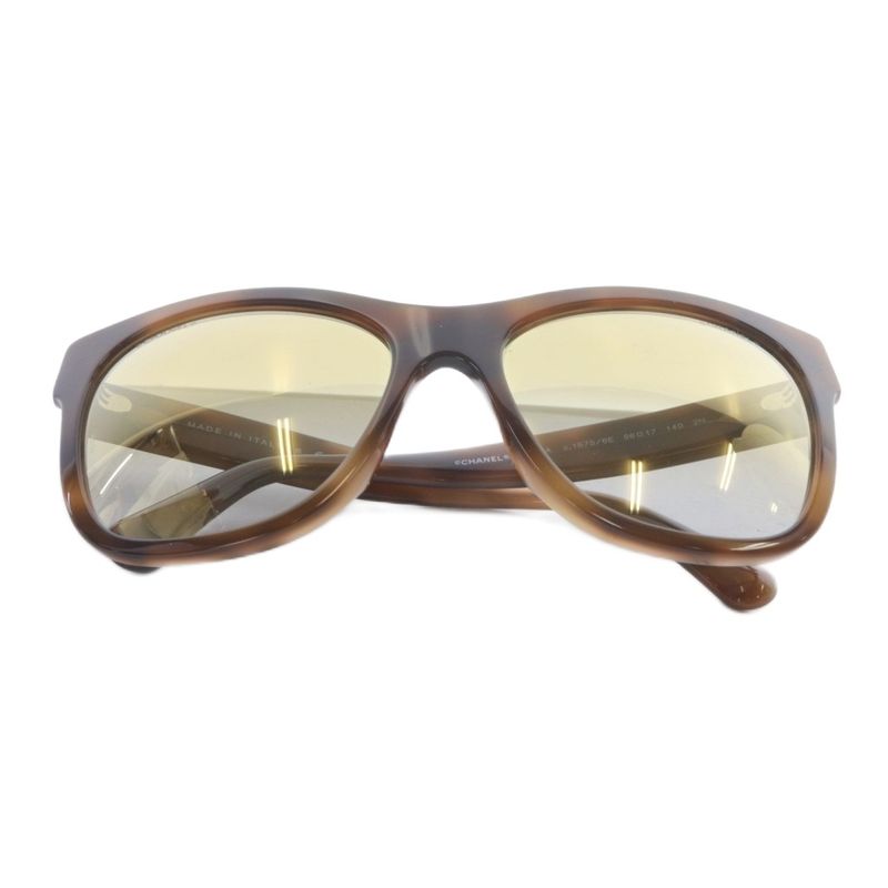 Chanel Coco Mark Sunglasses Gradient Logo 56□17 140 Brown
