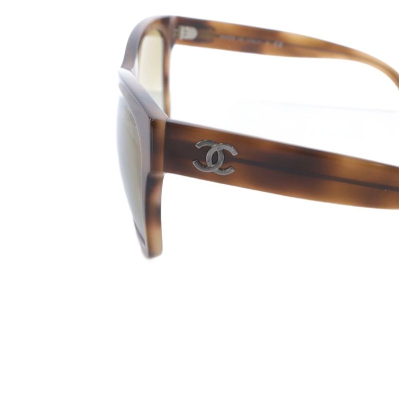 Chanel Coco Mark Sunglasses Gradient Logo 56□17 140 Brown