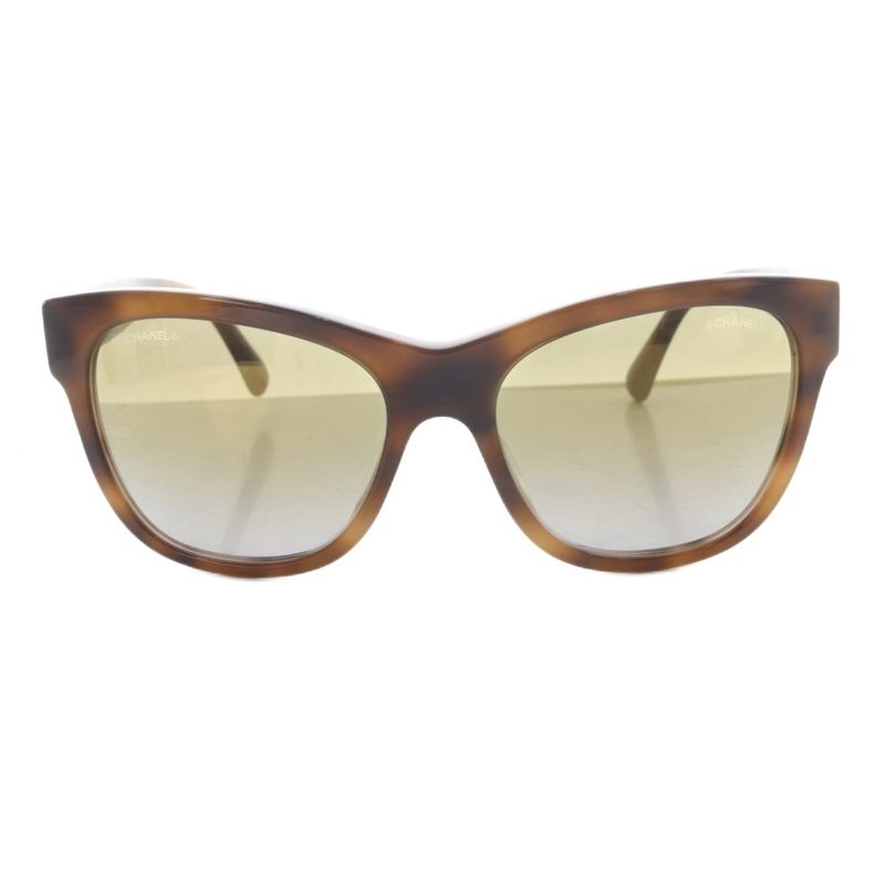 Chanel Coco Mark Sunglasses Gradient Logo 56□17 140 Brown