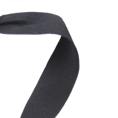 Chanel Ribbon Tie Choker Necklace Black