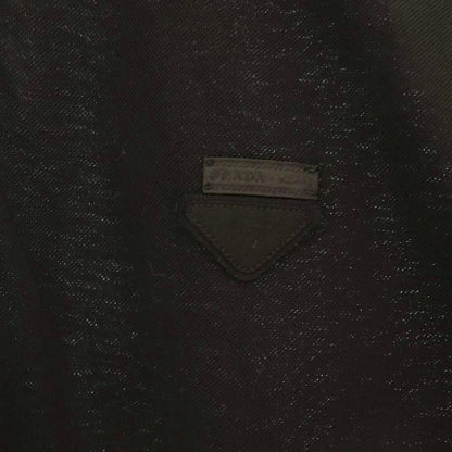 Prada Piquet Pique Short Sleeve Polo Shirt L Black Ujn444 DF - OS