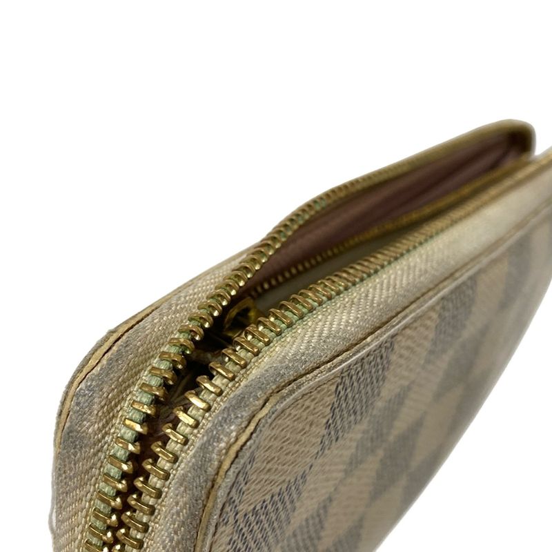 Louis Vuitton Damier Portefeuille Clemence N61264 Rose Ballerine Long Wallet