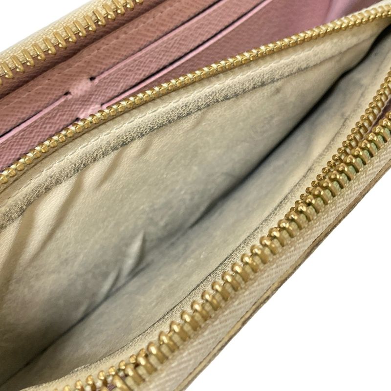 Louis Vuitton Damier Portefeuille Clemence N61264 Rose Ballerine Long Wallet