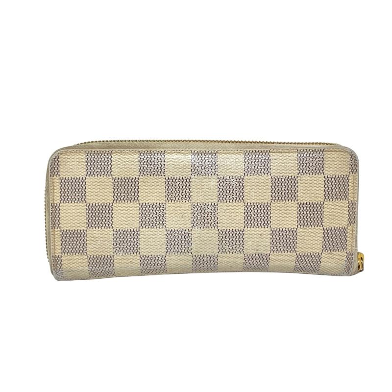 Louis Vuitton Damier Portefeuille Clemence N61264 Rose Ballerine Long Wallet