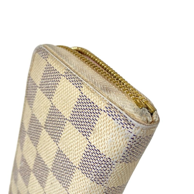 Louis Vuitton Damier Portefeuille Clemence N61264 Rose Ballerine Long Wallet