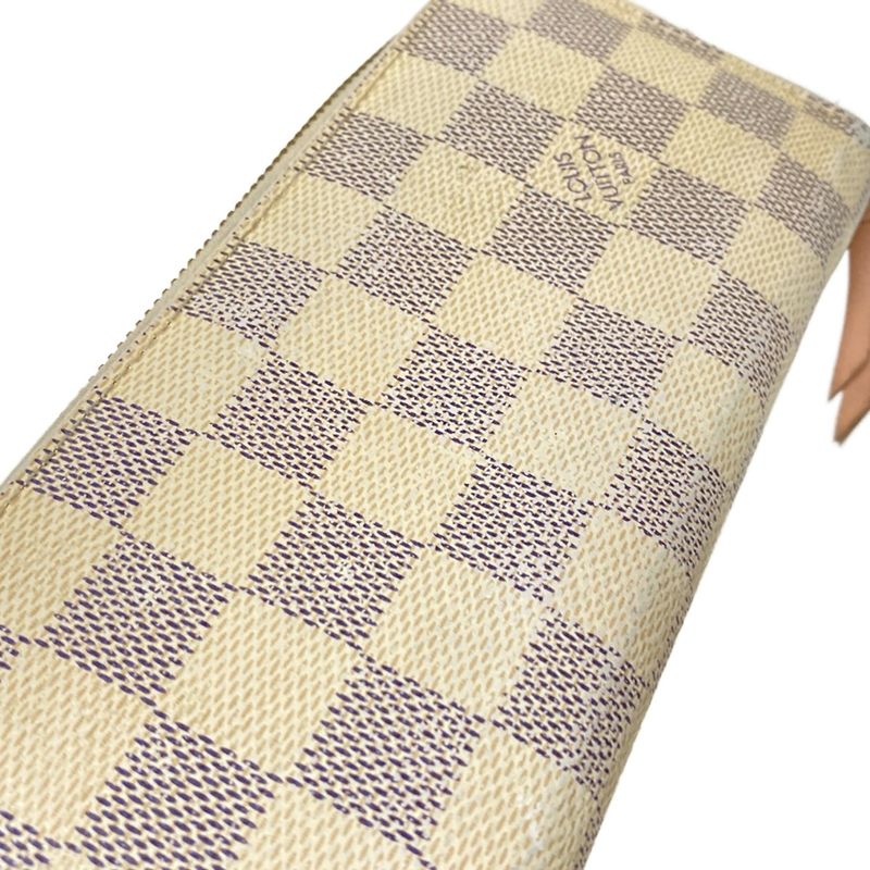 Louis Vuitton Damier Portefeuille Clemence N61264 Rose Ballerine Long Wallet
