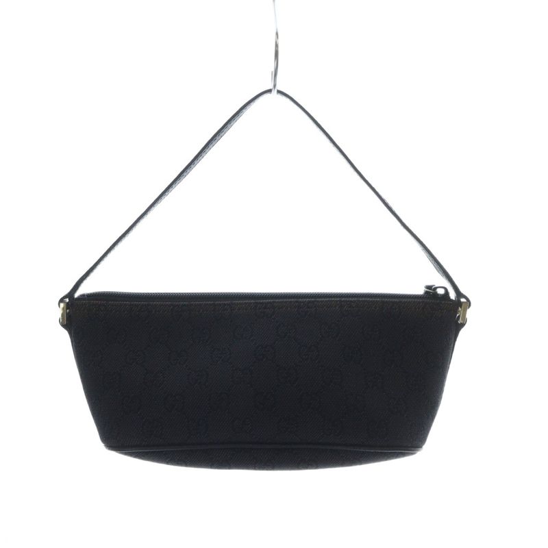Gucci Handbag GG Canvas All Black 257300 RI - OS