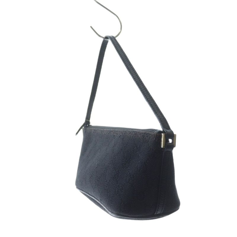 Gucci Handbag GG Canvas All Black 257300 RI - OS