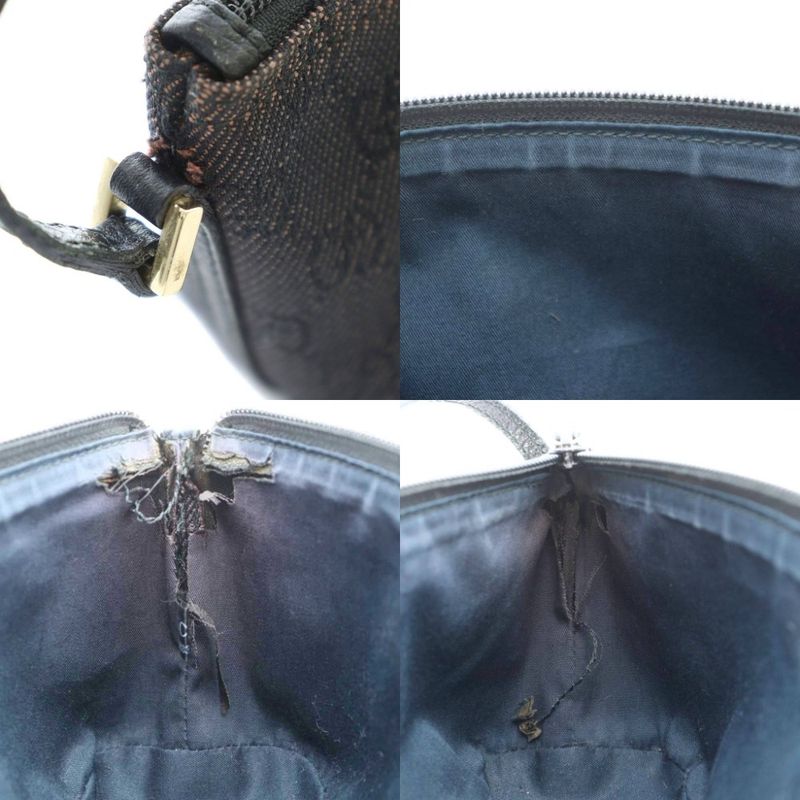 Gucci Handbag GG Canvas All Black 257300 RI - OS