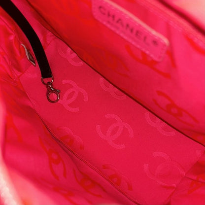 Chanel Tote Bag Women's Cambon Line Handbag Coco Mark Chanel Lambskin Black