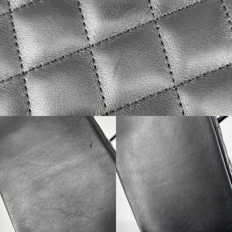 Chanel Tote Bag Women's Cambon Line Handbag Coco Mark Chanel Lambskin Black