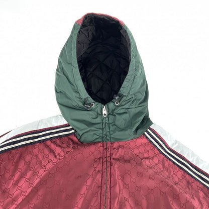 Gucci Down Jacket Men's GG Quilted Outerwear Sherry Line Apparel Clothing