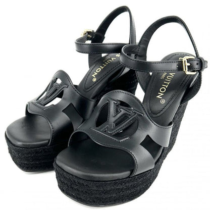 Louis Vuitton Sandals Women's LV Isola Mules Thick Sole 37 Size Approx 24cm