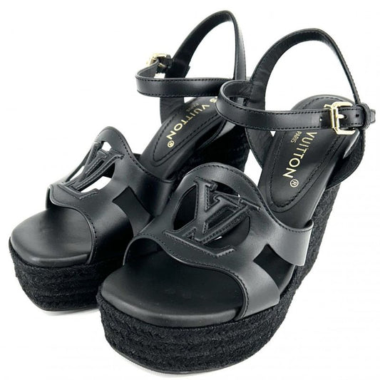 Louis Vuitton Sandals Women's LV Isola Mules Thick Sole 37 Size Approx 24cm