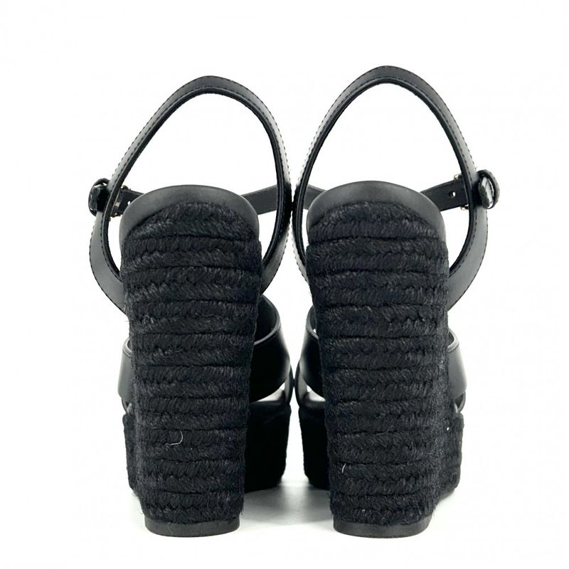 Louis Vuitton Sandals Women's LV Isola Mules Thick Sole 37 Size Approx 24cm