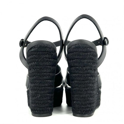 Louis Vuitton Sandals Women's LV Isola Mules Thick Sole 37 Size Approx 24cm