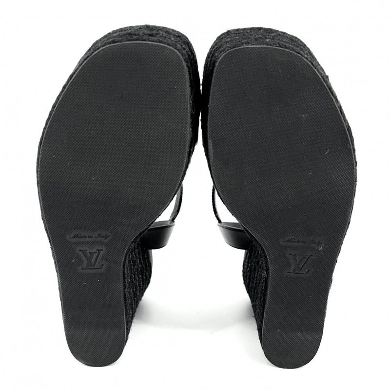 Louis Vuitton Sandals Women's LV Isola Mules Thick Sole 37 Size Approx 24cm