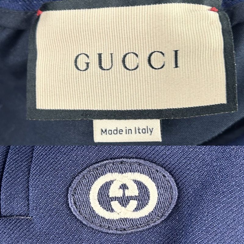 Gucci Pants Men's Interlocking G Straight Pants Slacks Bottoms Gucci 46 690559