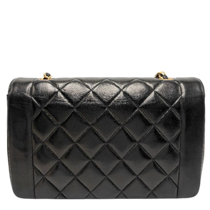 Chanel Shoulder Bag Women Matelasse Diana 25 Chain Coco Mark Shoulder Crossbody