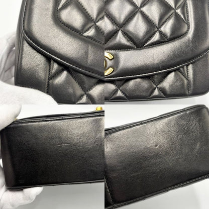 Chanel Shoulder Bag Women Matelasse Diana 25 Chain Coco Mark Shoulder Crossbody