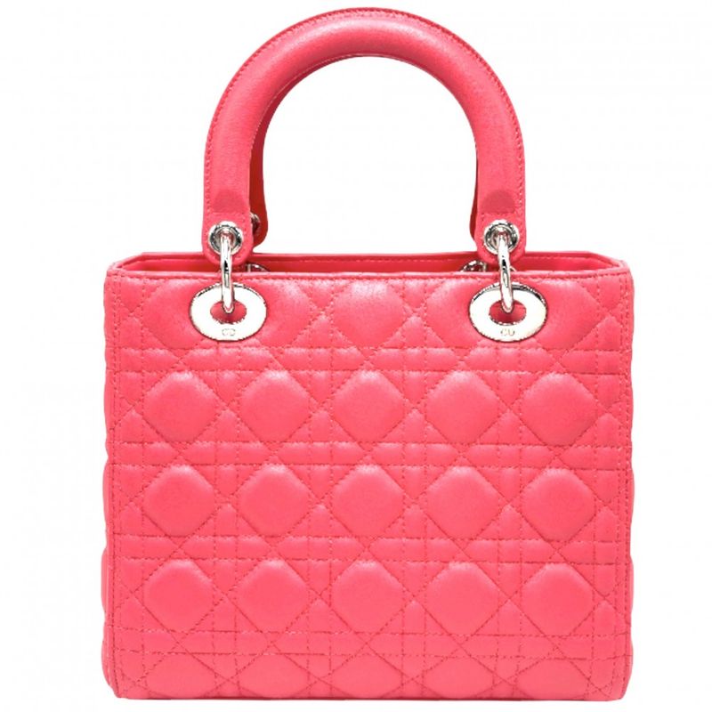 Christian Dior 2WAY Ladies Medium Lady Dior Handbag Shoulder Bag Crossbody