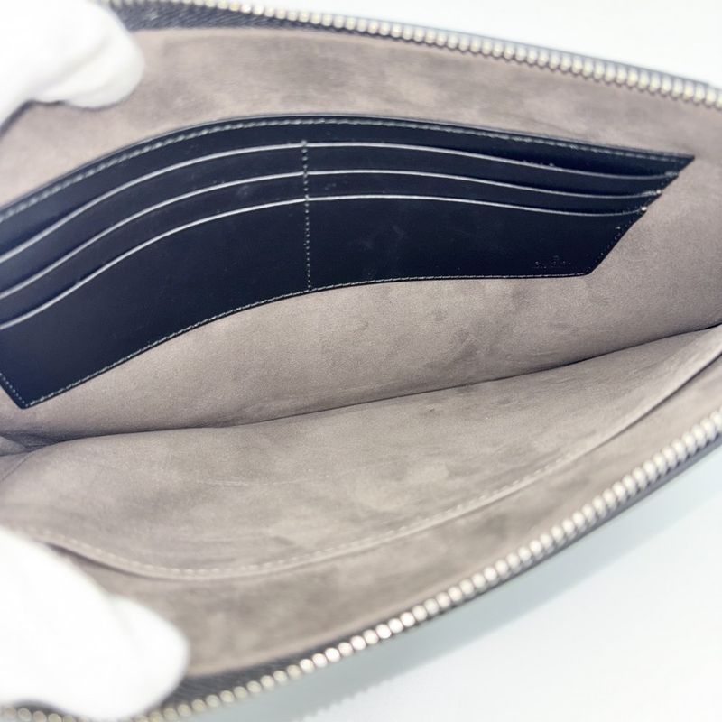 Gucci Clutch Bag Men Pouch Second Bag Gucci 495017 GG Supreme Canvas Leather