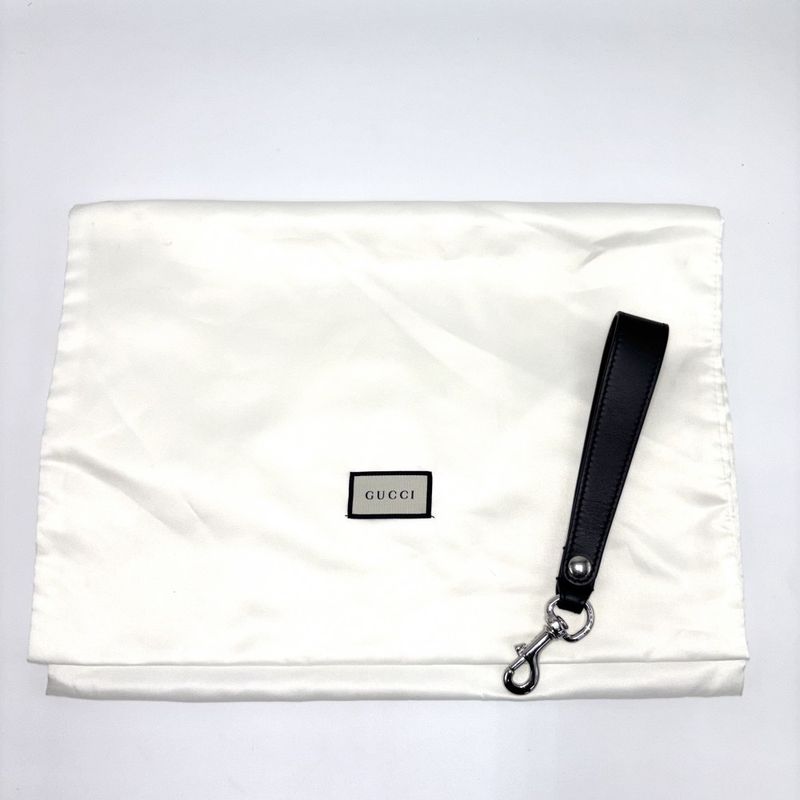 Gucci Clutch Bag Men Pouch Second Bag Gucci 495017 GG Supreme Canvas Leather