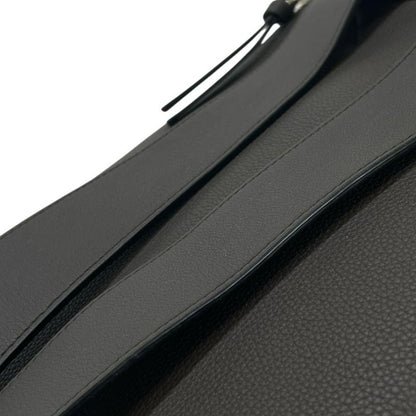 Loewe Backpack Men's Anagram Goya Backpack Loewe Leather Gray Silver Hardware