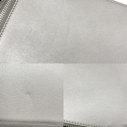 Loewe Backpack Men's Anagram Goya Backpack Loewe Leather Gray Silver Hardware