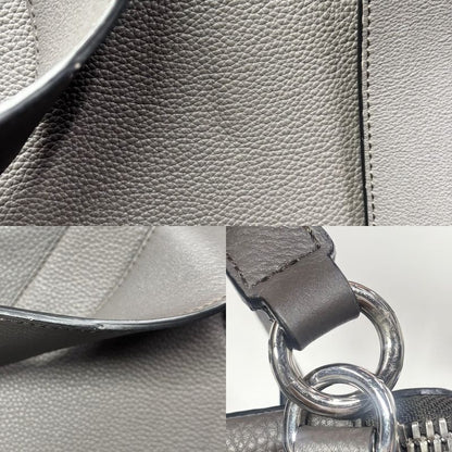 Loewe Backpack Men's Anagram Goya Backpack Loewe Leather Gray Silver Hardware