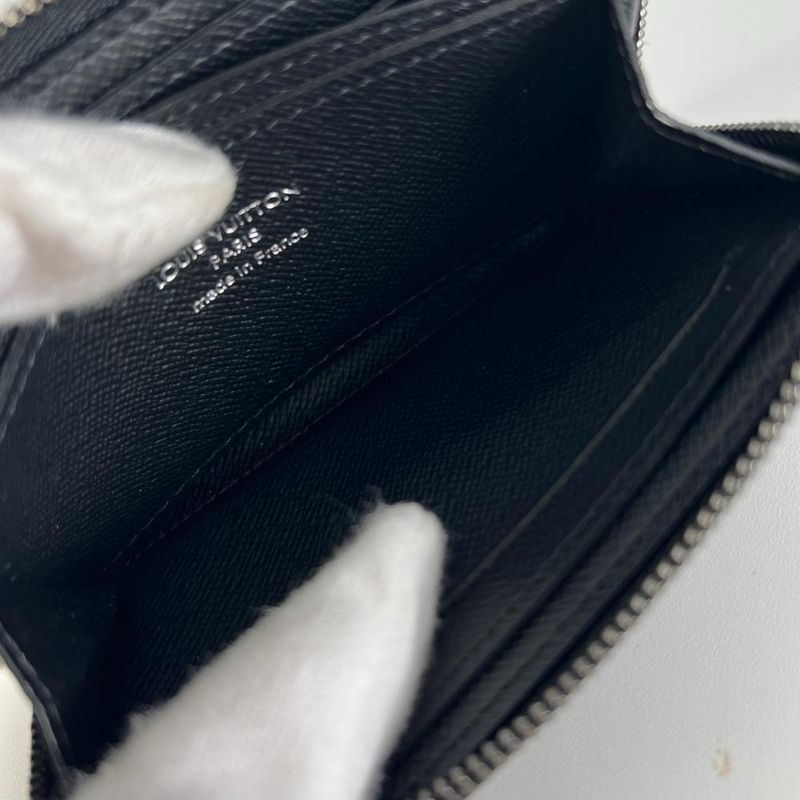 Louis Vuitton Coin Case Men's Monogram Eclipse Zippy Coin Purse Vertical Louis