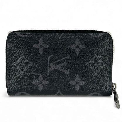 Louis Vuitton Coin Case Men's Monogram Eclipse Zippy Coin Purse Vertical Louis