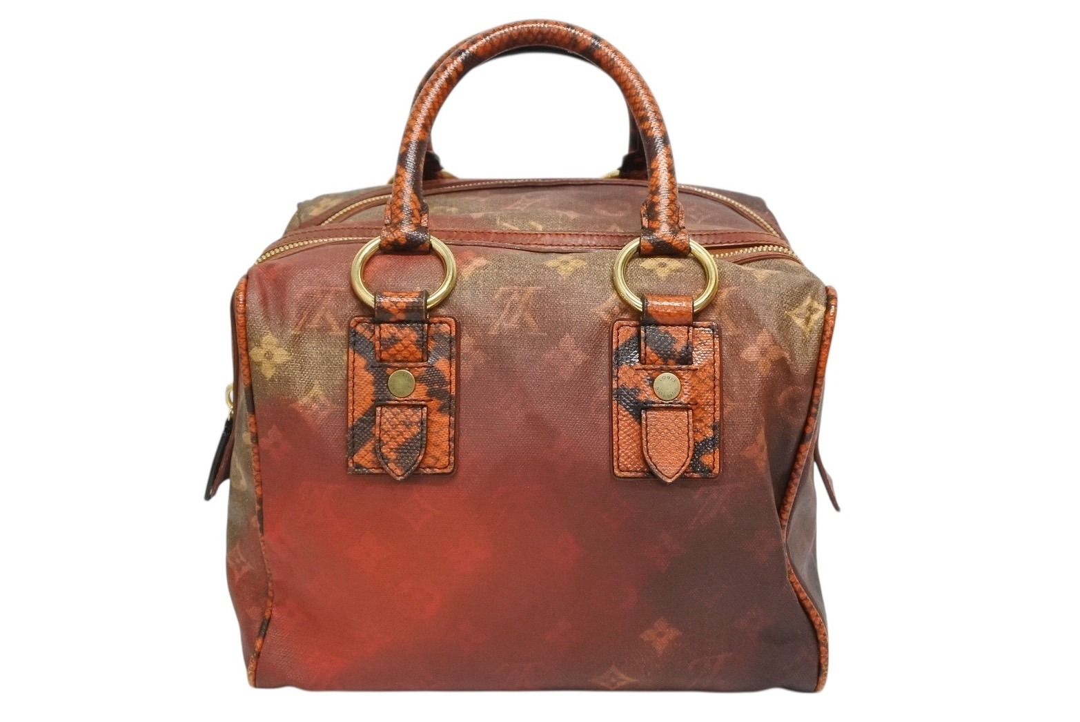 Louis Vuitton Richard Prince Jokes Man Crazy Handbag Rouge Gold — view 2