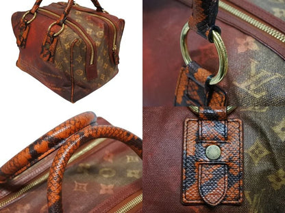 Louis Vuitton Richard Prince Jokes Man Crazy Handbag Rouge Gold — view 4
