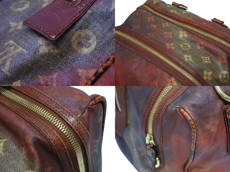 Louis Vuitton Richard Prince Jokes Man Crazy Handbag Rouge Gold — view 7