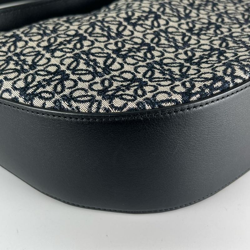 Loewe Handbag Women's Luna Anagram Shoulder Half Moon Total One Shoulder Loewe