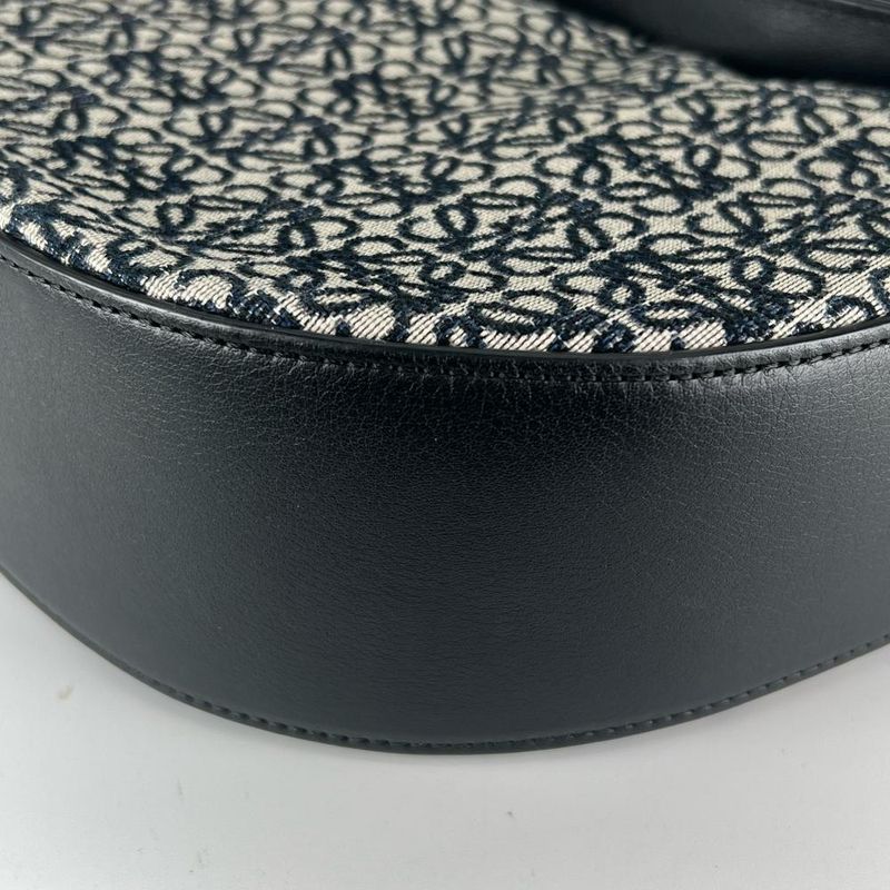 Loewe Handbag Women's Luna Anagram Shoulder Half Moon Total One Shoulder Loewe