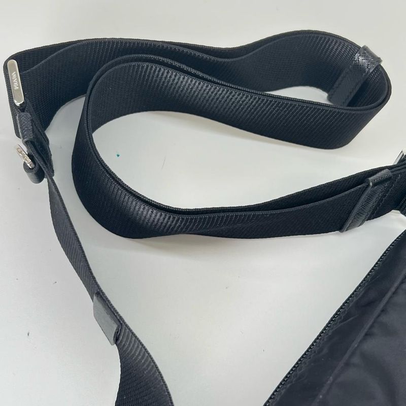 Prada Shoulder Bag Unisex Re-nylon Saffiano Triangle Logo Shoulder Crossbody