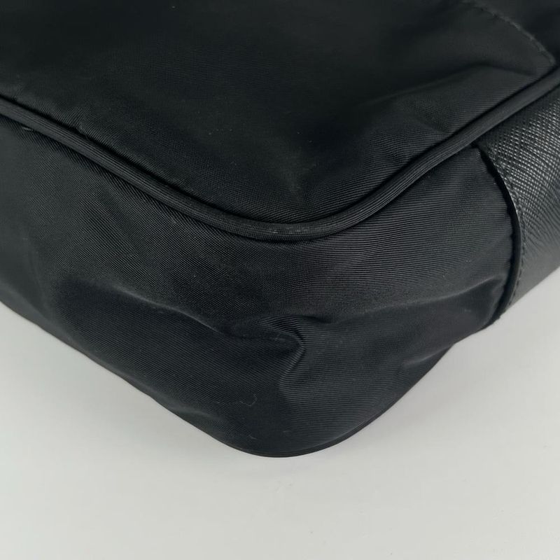 Prada Shoulder Bag Unisex Re-nylon Saffiano Triangle Logo Shoulder Crossbody