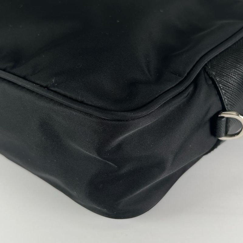 Prada Shoulder Bag Unisex Re-nylon Saffiano Triangle Logo Shoulder Crossbody